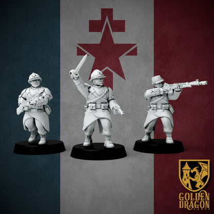 New French Republic Republican Guard | Golden Dragon Games Weird WW2