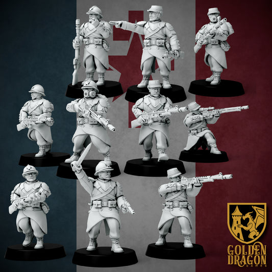New French Republic Republican Guard | Golden Dragon Games Weird WW2