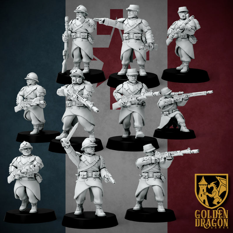 New French Republic Republican Guard | Golden Dragon Games Weird WW2