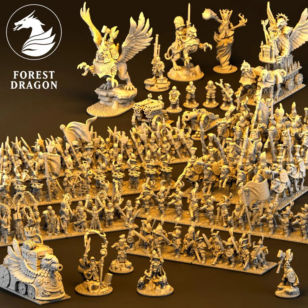 Empire of Men Army Bundle | Forest Dragon 10mm Fantasy Wargaming Miniatures Role Playing Miniatures
