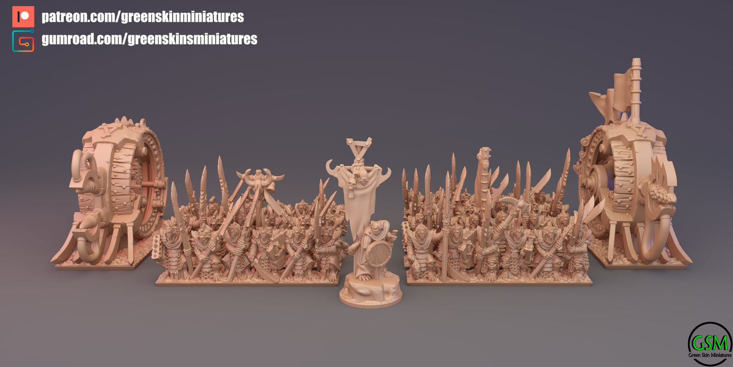 Verminkin Army Bundle | Greenskin Miniatures 10mm Fantasy Wargaming Miniatures Role Playing Miniatures