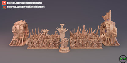 Verminkin Army Bundle | Greenskin Miniatures 10mm Fantasy Wargaming Miniatures Role Playing Miniatures