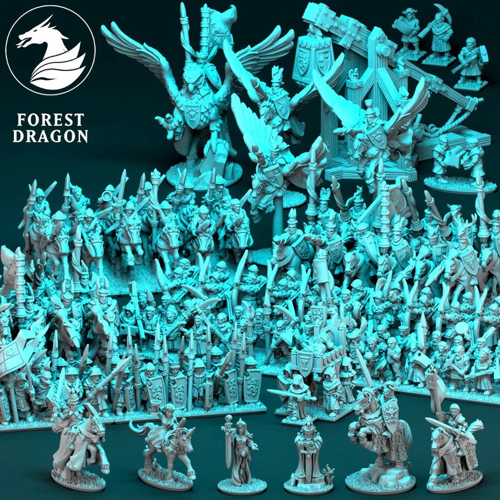 Breton Army Bundle | Forest Dragon 10mm Fantasy Wargaming Miniatures Role Playing Miniatures