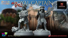 Royal Uprising Royal Captain | Warbear Studios 28mm SciFi Wargaming Miniatures Role Playing Miniatures