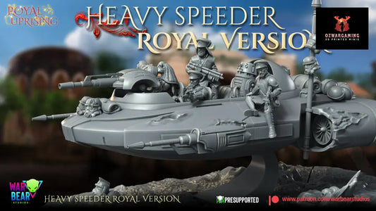 Royal Uprising Royal Heavy Speeder | Warbear Studios 28mm SciFi Wargaming Miniatures Role Playing Miniatures