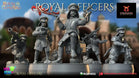 Royal Uprising Royal Officers | Warbear Studios 28mm SciFi Wargaming Miniatures Role Playing Miniatures