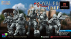 Royal Uprising Royal Pilots Monopose | Warbear Studios 28mm SciFi Wargaming Miniatures Role Playing Miniatures