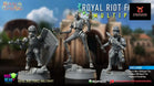 Royal Uprising Royal Riot Force Build Kit | Warbear Studios 28mm SciFi Wargaming Miniatures Role Playing Miniatures