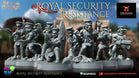 Royal Uprising Royal Security | Warbear Studios 28mm SciFi Wargaming Miniatures Role Playing Miniatures