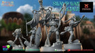 Royal Uprising Swamp Warriors Specialists | Warbear Studios 28mm SciFi Wargaming Miniatures Role Playing Miniatures
