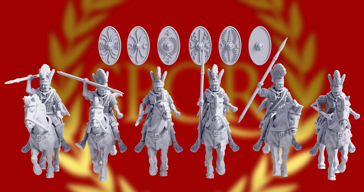 Imperial Roman Praetorian Cavalry | 3D Breed 28mm Ancients Wargaming Miniatures Role Playing Miniatures