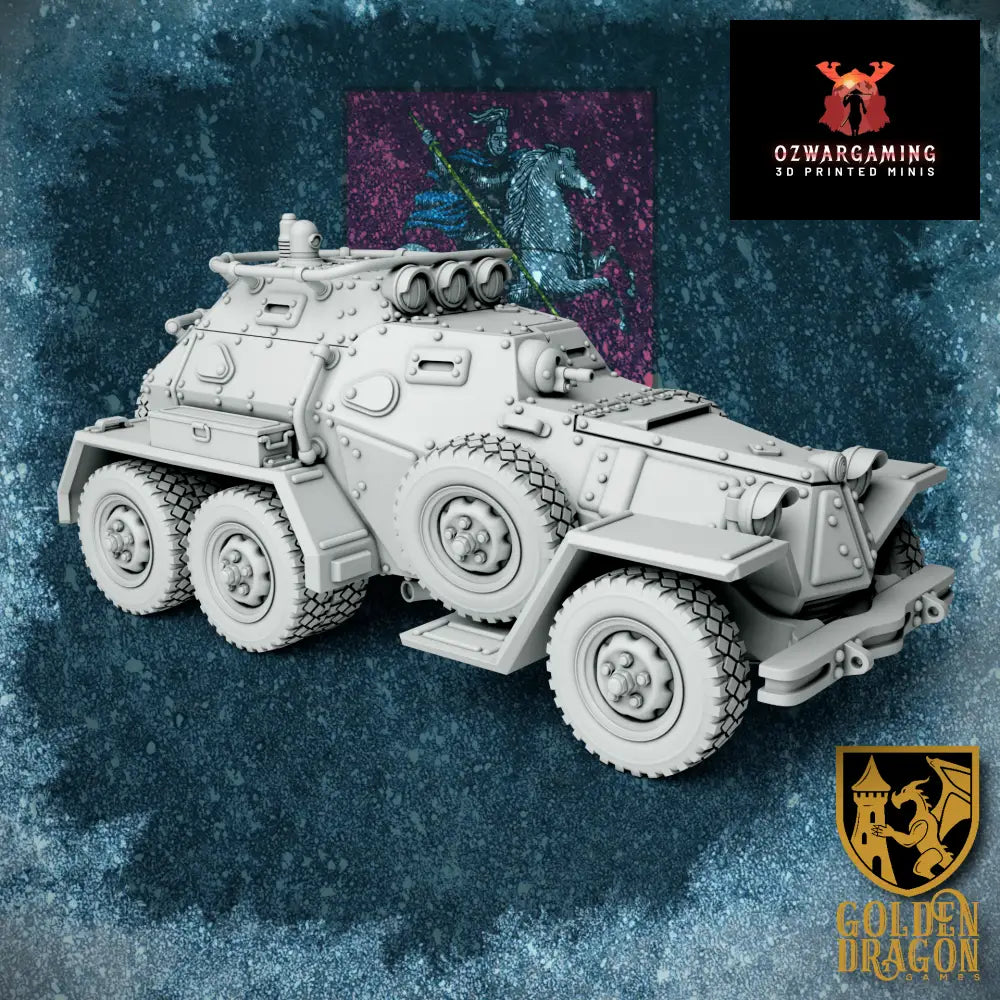 Russian Empire BA-36 Armored Scout Car | Golden Dragon Games Weird WW2 Role Playing Miniatures