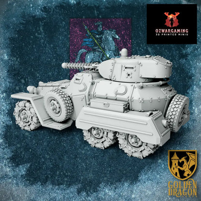 Russian Empire BA-36 Armored Scout Car | Golden Dragon Games Weird WW2 Role Playing Miniatures