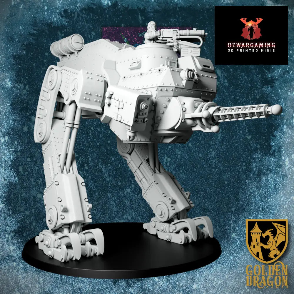 Russian Empire BS-44 ’Tachanka’ Armored Walker | Golden Dragon Games Weird WW2 Role Playing Miniatures
