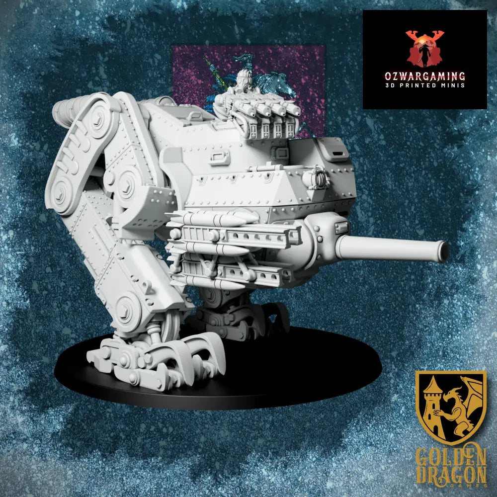 Russian Empire BS-44 ’Tachanka’ Armored Walker | Golden Dragon Games Weird WW2 Role Playing Miniatures