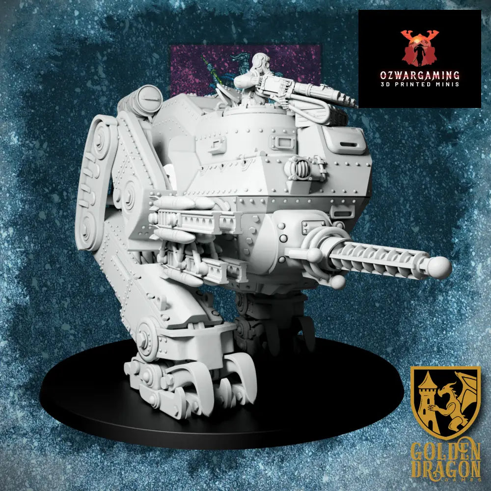 Russian Empire BS-44 ’Tachanka’ Armored Walker | Golden Dragon Games Weird WW2 Role Playing Miniatures