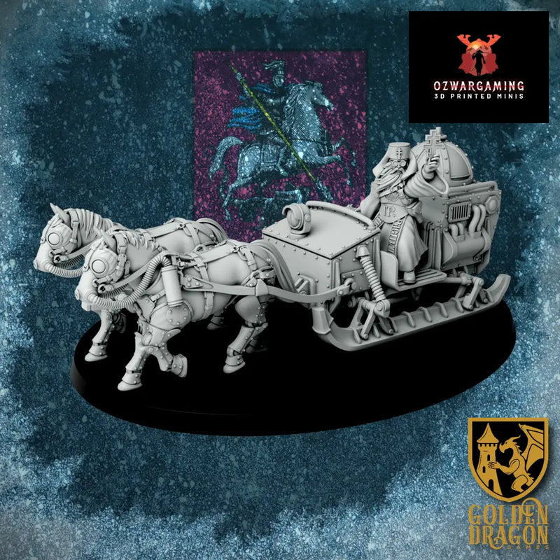 Russian Empire Snowbringer Starets | Golden Dragon Games Weird WW2 Role Playing Miniatures