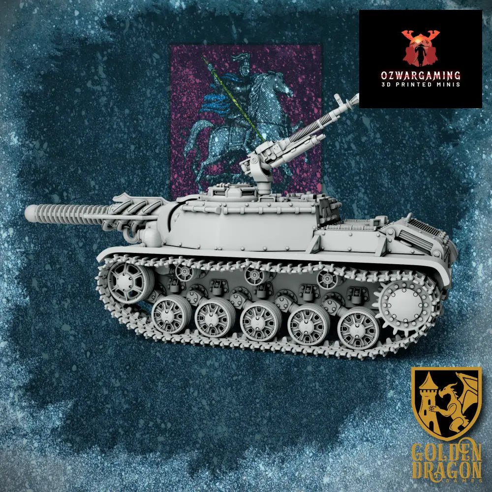 Russian Empire SU-38 ’St. Georg’ Tank Destroyer | Golden Dragon Games Weird WW2 Role Playing Miniatures