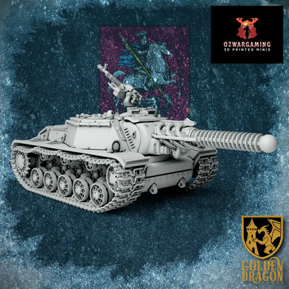 Russian Empire SU-38 ’St. Georg’ Tank Destroyer | Golden Dragon Games Weird WW2 Role Playing Miniatures