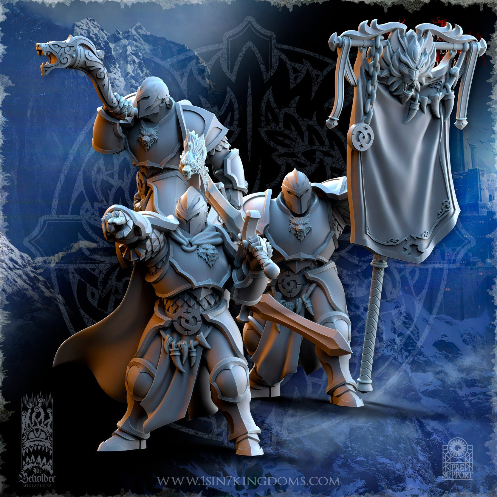 Stormwolves Warriors | The Beholder Miniatures 28/32mm Fantasy Wargaming Miniatures