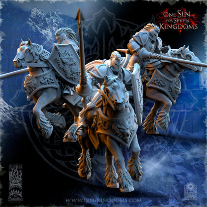 Stormwolves Stormknights Cavalry | The Beholder Miniatures 28/32mm Fantasy Wargaming Miniatures