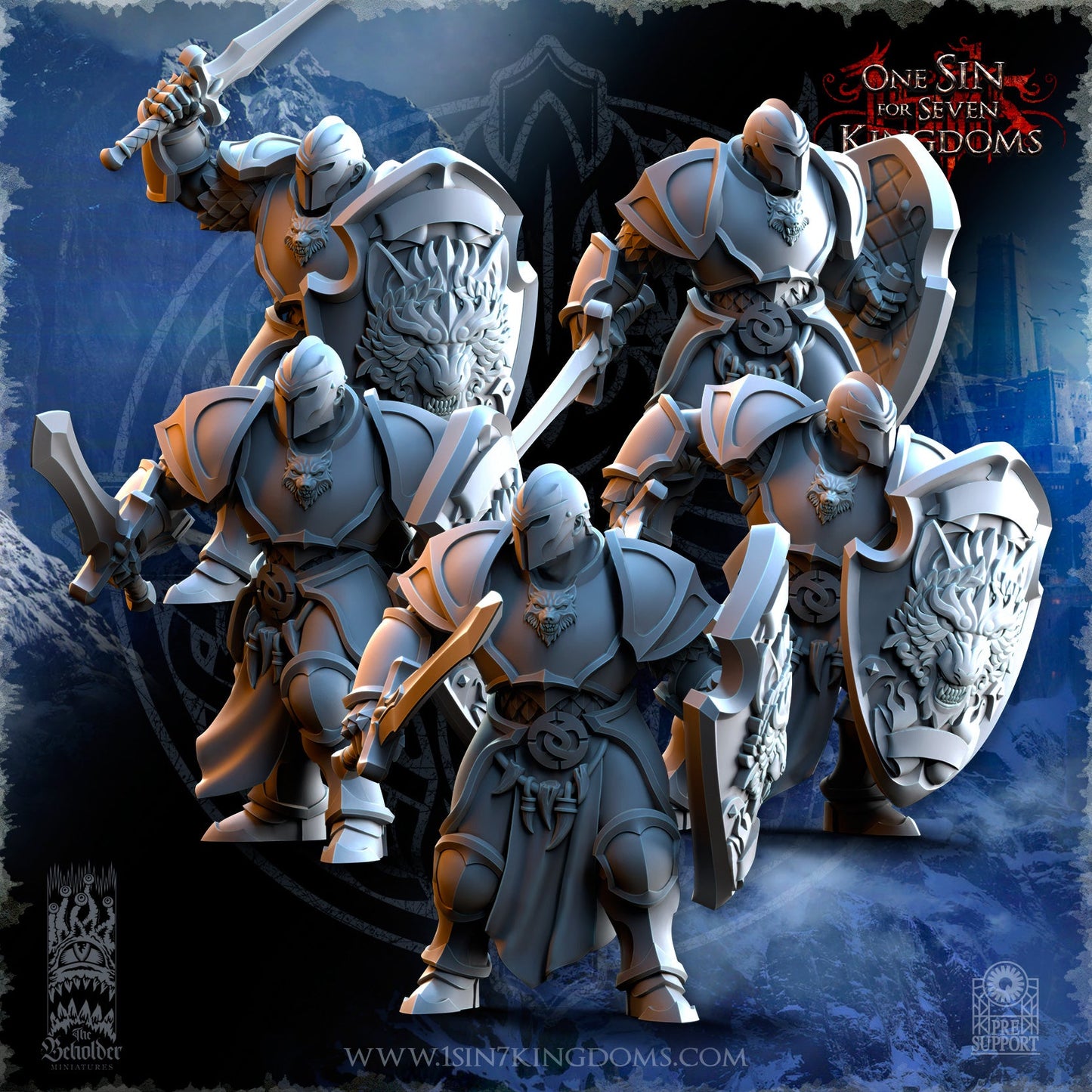 Stormwolves Warriors | The Beholder Miniatures 28/32mm Fantasy Wargaming Miniatures