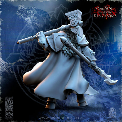 Stormwolves Valeskya Stormwolf Captain | The Beholder Miniatures 28/32mm Fantasy Wargaming Miniatures