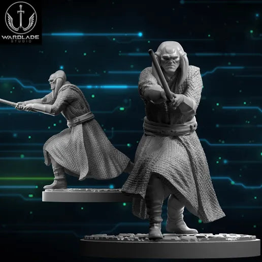 Shatter Scale Saesee Tiin | Warblade Studios 40mm Miniatures Role Playing Miniatures