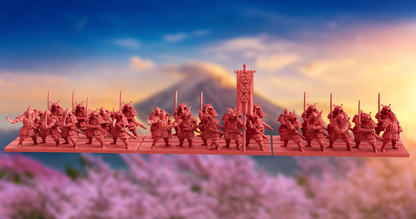 Nippon Army Bundle | OzWGxKyoushuneko 10mm Fantasy Wargaming Miniatures Role Playing Miniatures