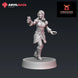 Satine Dame | Anvilrage Galactic SciFi Miniatures 32mm 1/47 Legion Scale Role Playing Miniatures