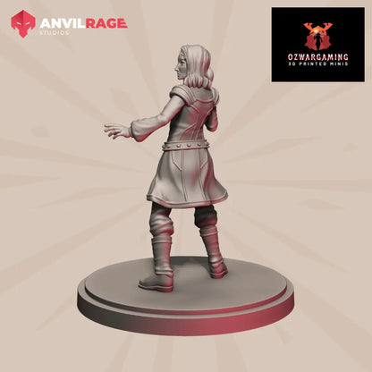 Satine Dame | Anvilrage Galactic SciFi Miniatures Shatter Scale Role Playing Miniatures