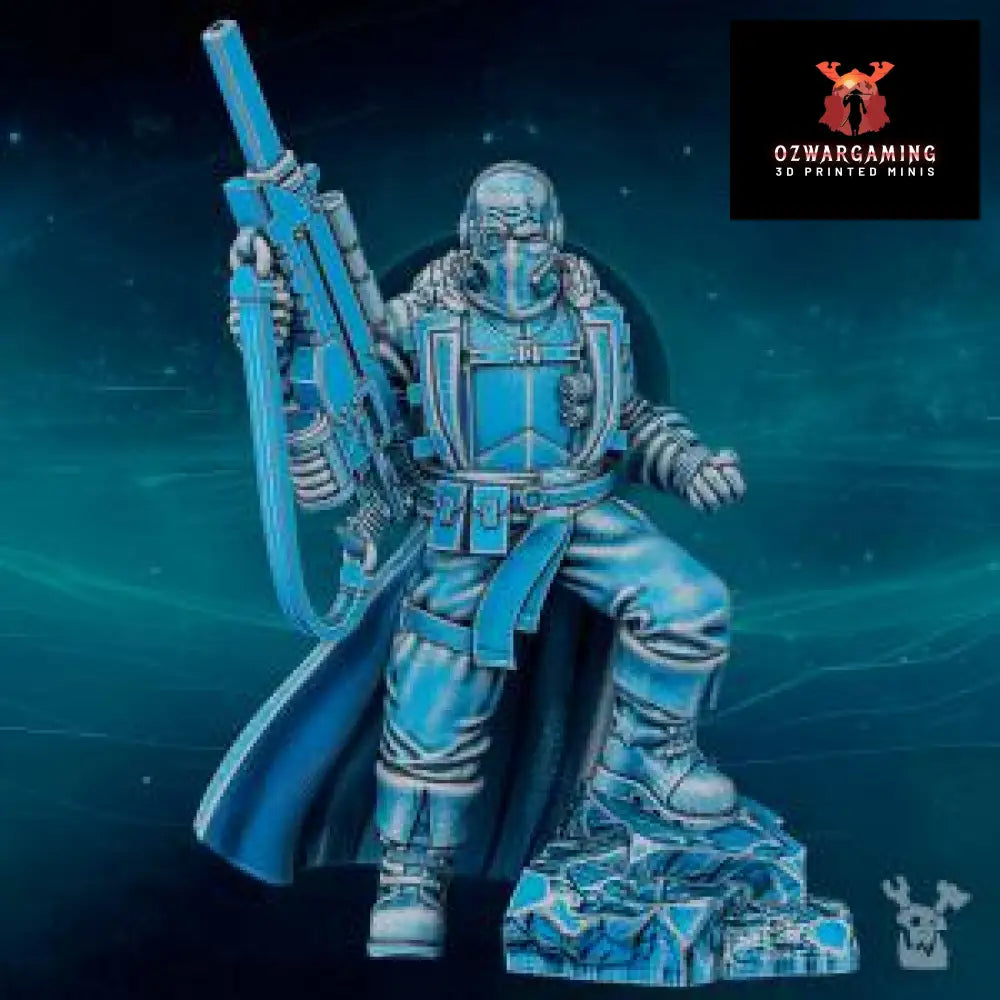 Scylla Legion Commander Fisher | DakkaDakka.store Grimdark Wargaming Miniatures Role Playing Miniatures