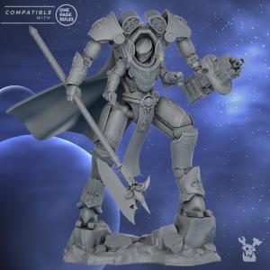 Silver Moon Commander Scythe | DakkaDakka.store Grimdark Wargaming Miniatures