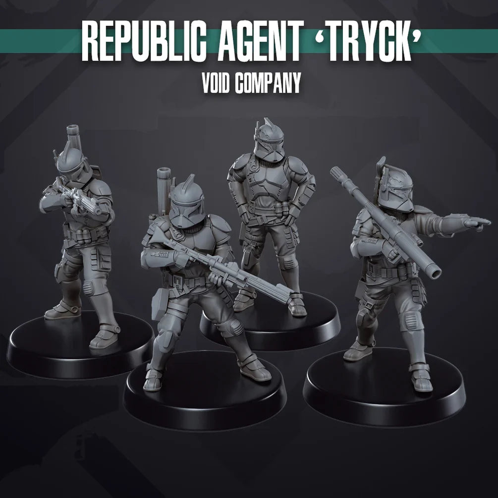 Space Wars: Agent Tryck | Skullforge Studios 32mm Wargaming Miniatures Role Playing Miniatures