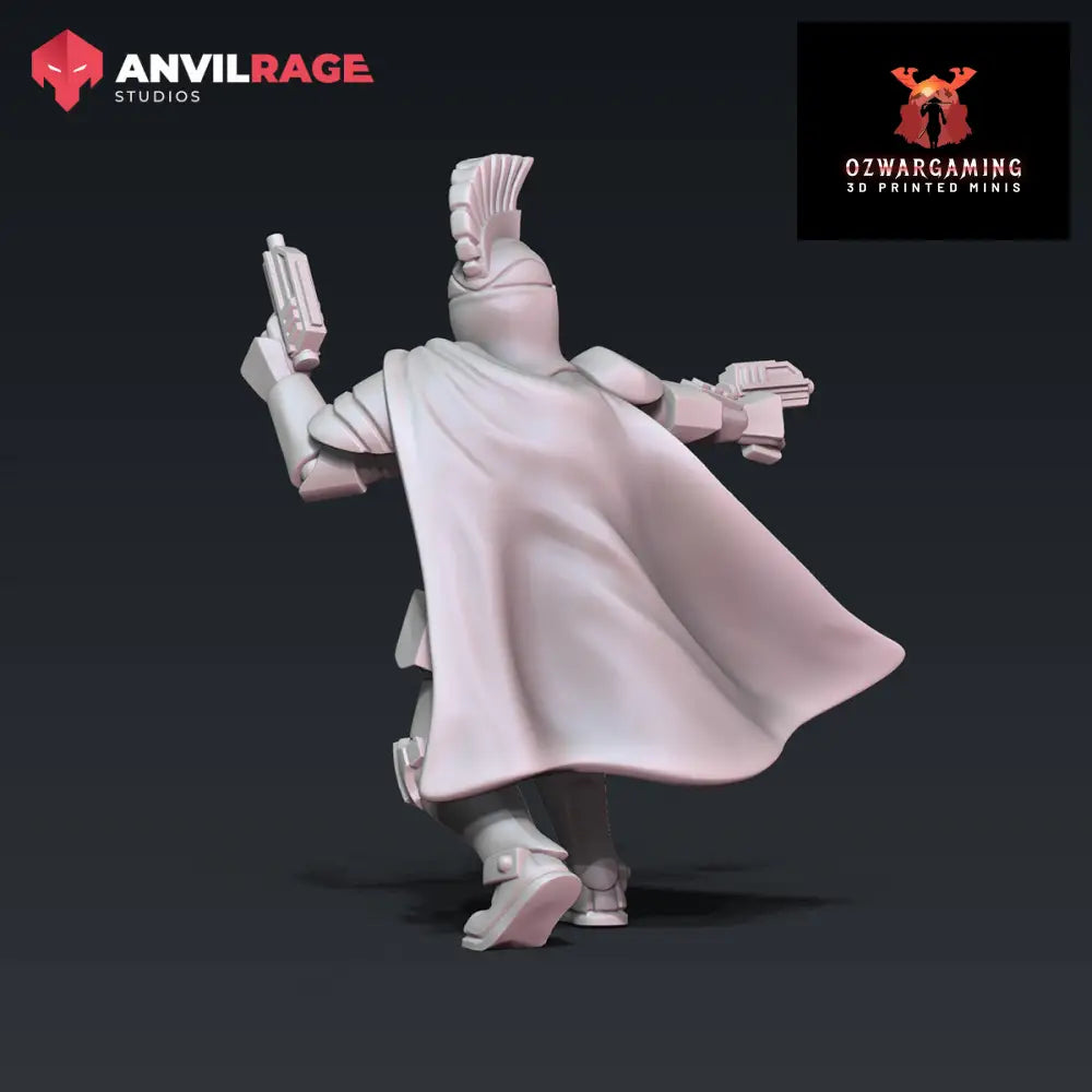 Senate Guard Captain | Anvilrage Galactic SciFi Miniatures 32mm 1/47 Legion Scale Role Playing Miniatures