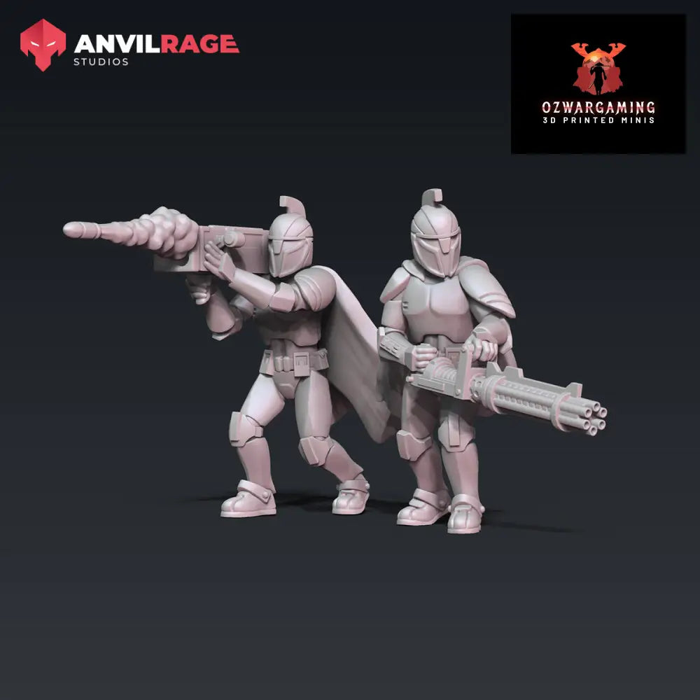 Senate Guards | Anvilrage Galactic SciFi Miniatures 32mm 1/47 Legion Scale Role Playing Miniatures