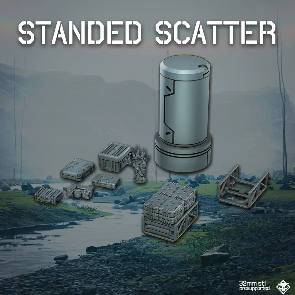 Death Delivery: Scatter Terrain | Skullforge Studios 32mm Wargaming Miniatures Role Playing Miniatures