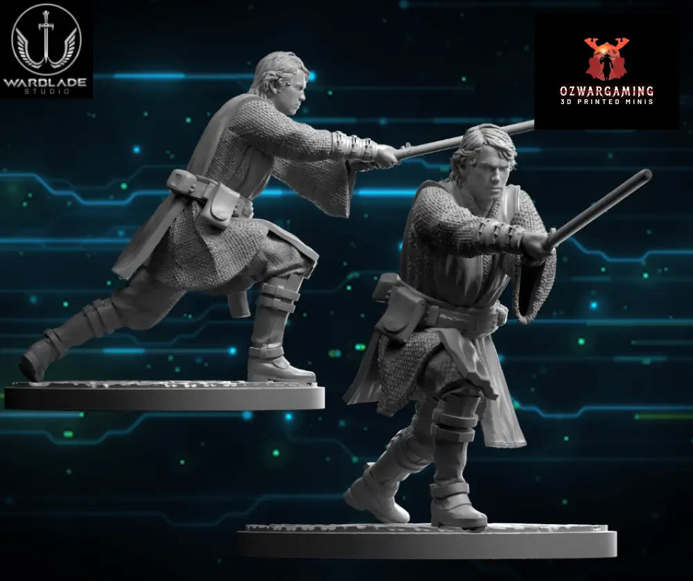 Shatter Scale Anakin 2 | Warblade Studios 40mm Miniatures Role Playing Miniatures