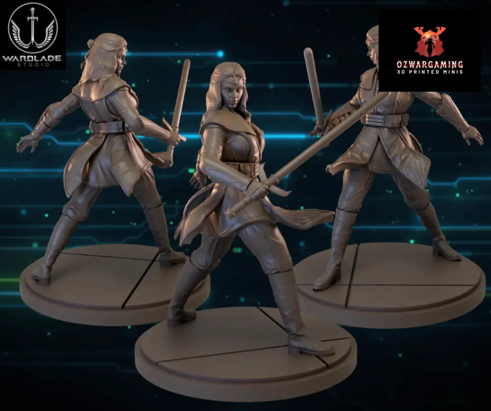 Shatter Scale Avar Kriss | Warblade Studios 40mm Miniatures Role Playing Miniatures