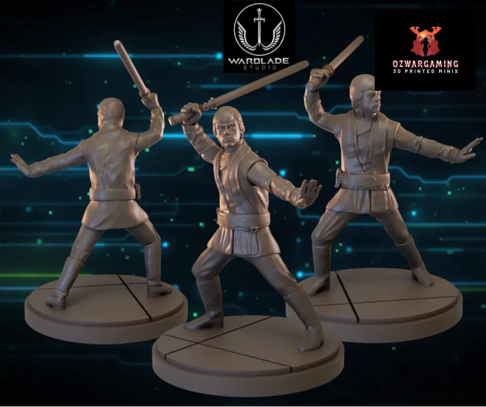 Shatter Scale Luke 3 | Warblade Studios 40mm Miniatures Role Playing Miniatures
