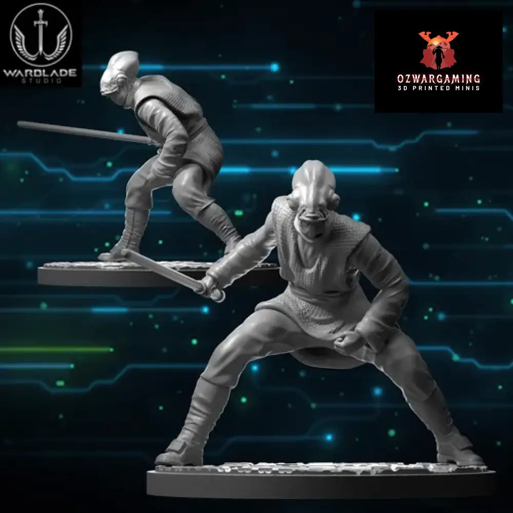 Shatter Scale Nahdar Vebb | Warblade Studios 40mm Miniatures Role Playing Miniatures