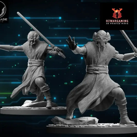 Shatter Scale Plo Koon | Warblade Studios 40mm Miniatures Role Playing Miniatures
