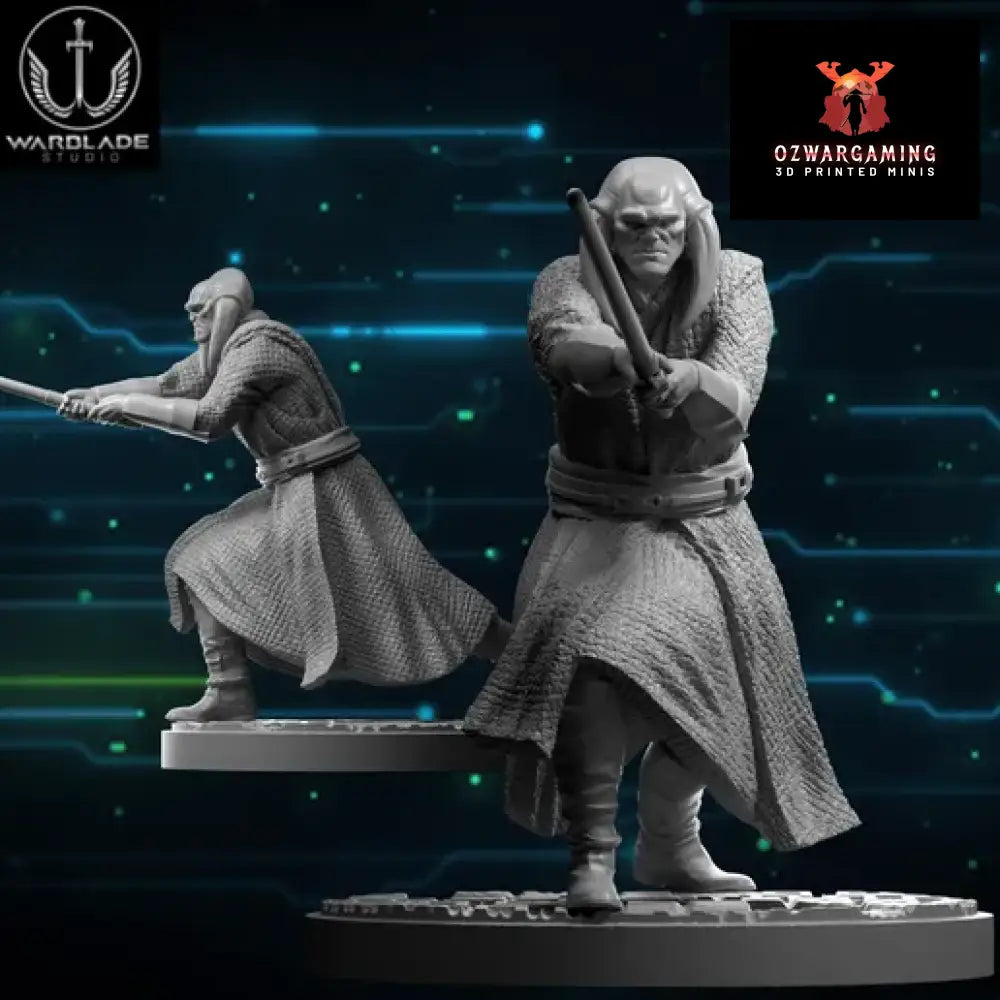Shatter Scale Saesee Tiin | Warblade Studios 40mm Miniatures Role Playing Miniatures