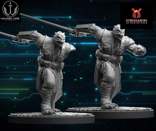 Shatter Scale Sskeer | Warblade Studios 40mm Miniatures Role Playing Miniatures