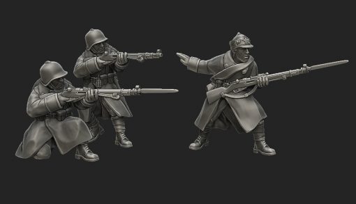 Soviet Winter War Squad | Propylene Foliescu 28mm WW2 Wargaming Miniatures Role Playing Miniatures