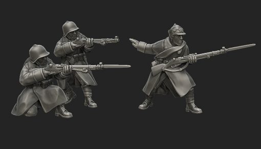 Soviet Winter War Squad | Propylene Foliescu 28mm WW2 Wargaming Miniatures