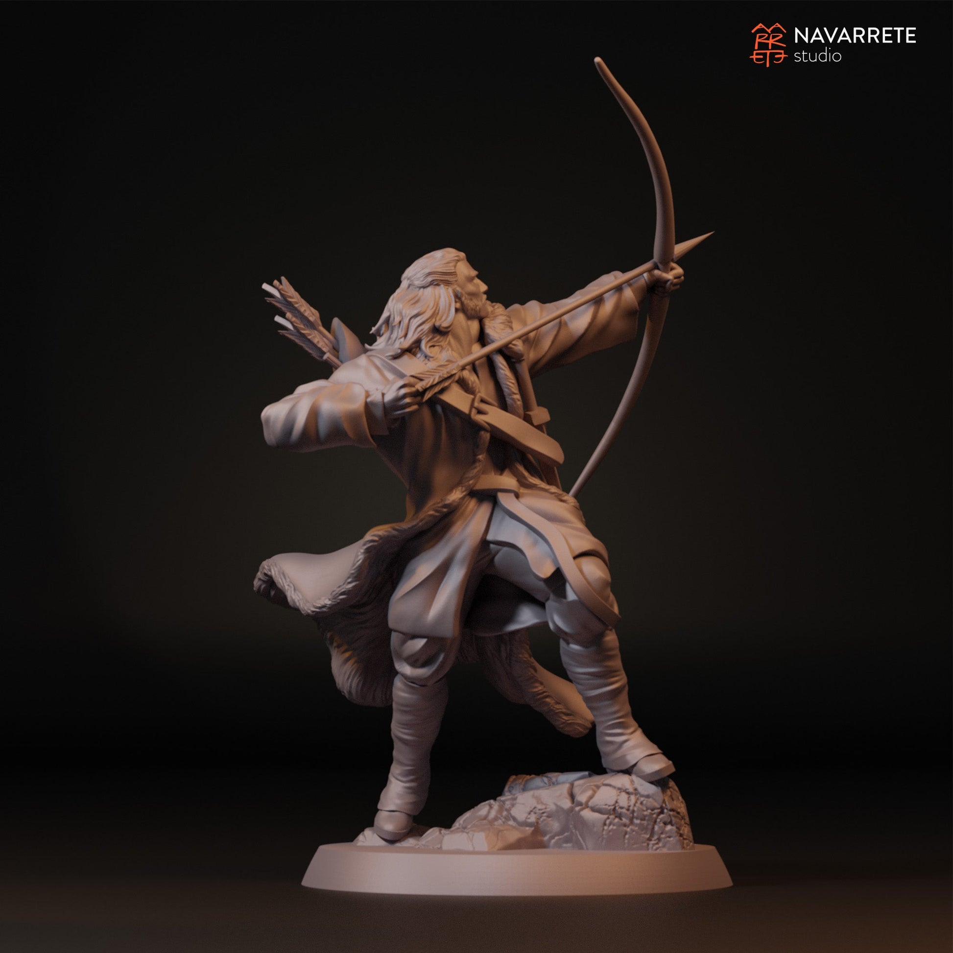 Sibard The Arrow Rain Foot and Mounted | Navarrete Studios 25mm Fantasy Wargaming Miniatures