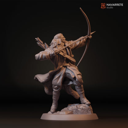Sibard The Arrow Rain Foot and Mounted | Navarrete Studios 25mm Fantasy Wargaming Miniatures