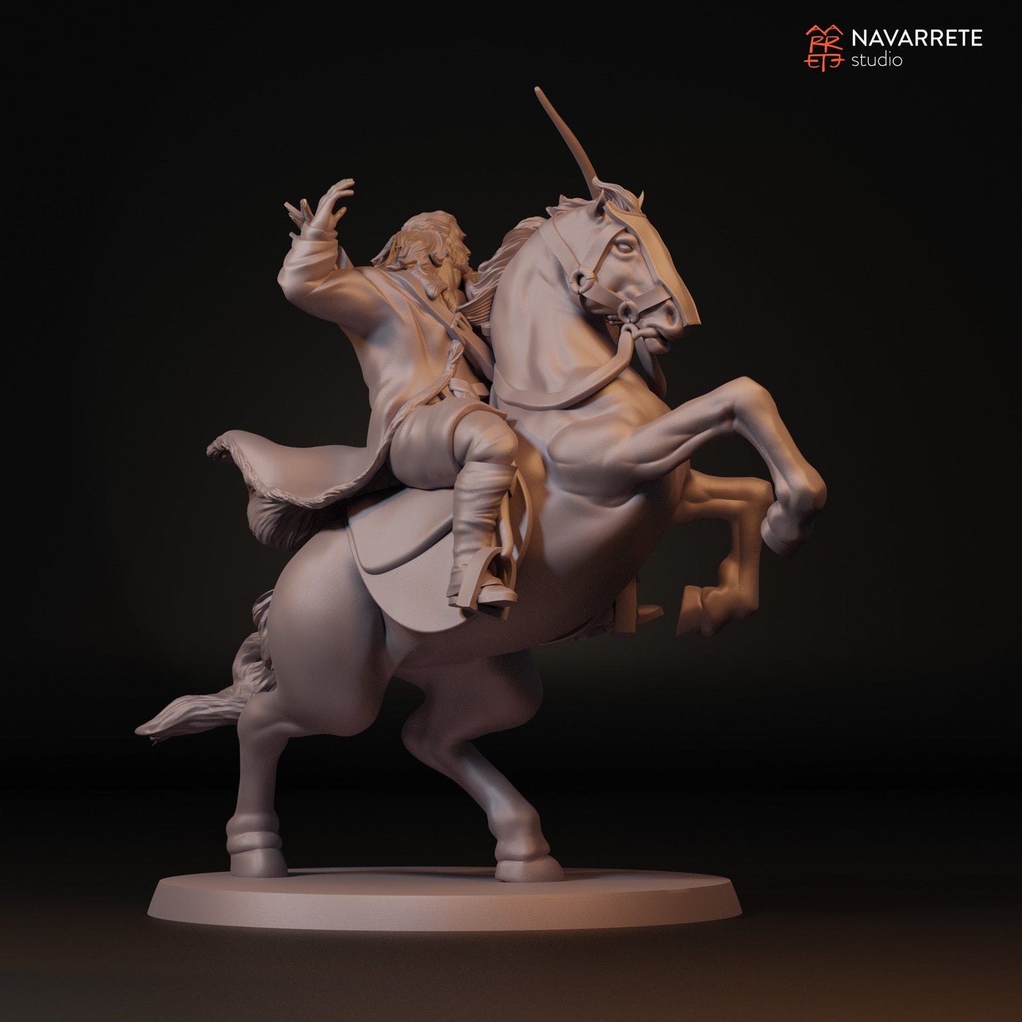 Sibard The Arrow Rain Foot and Mounted | Navarrete Studios 25mm Fantasy Wargaming Miniatures