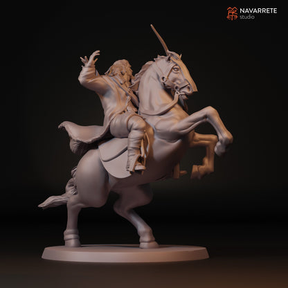 Sibard The Arrow Rain Foot and Mounted | Navarrete Studios 25mm Fantasy Wargaming Miniatures